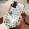 Schöne lila Hülle für Samsung M02 12 Note 8 9 10 20 A 01 A02 A03 Core 04 05 06 10 12 13 14 15 A16 Glas Ultra Handyhülle