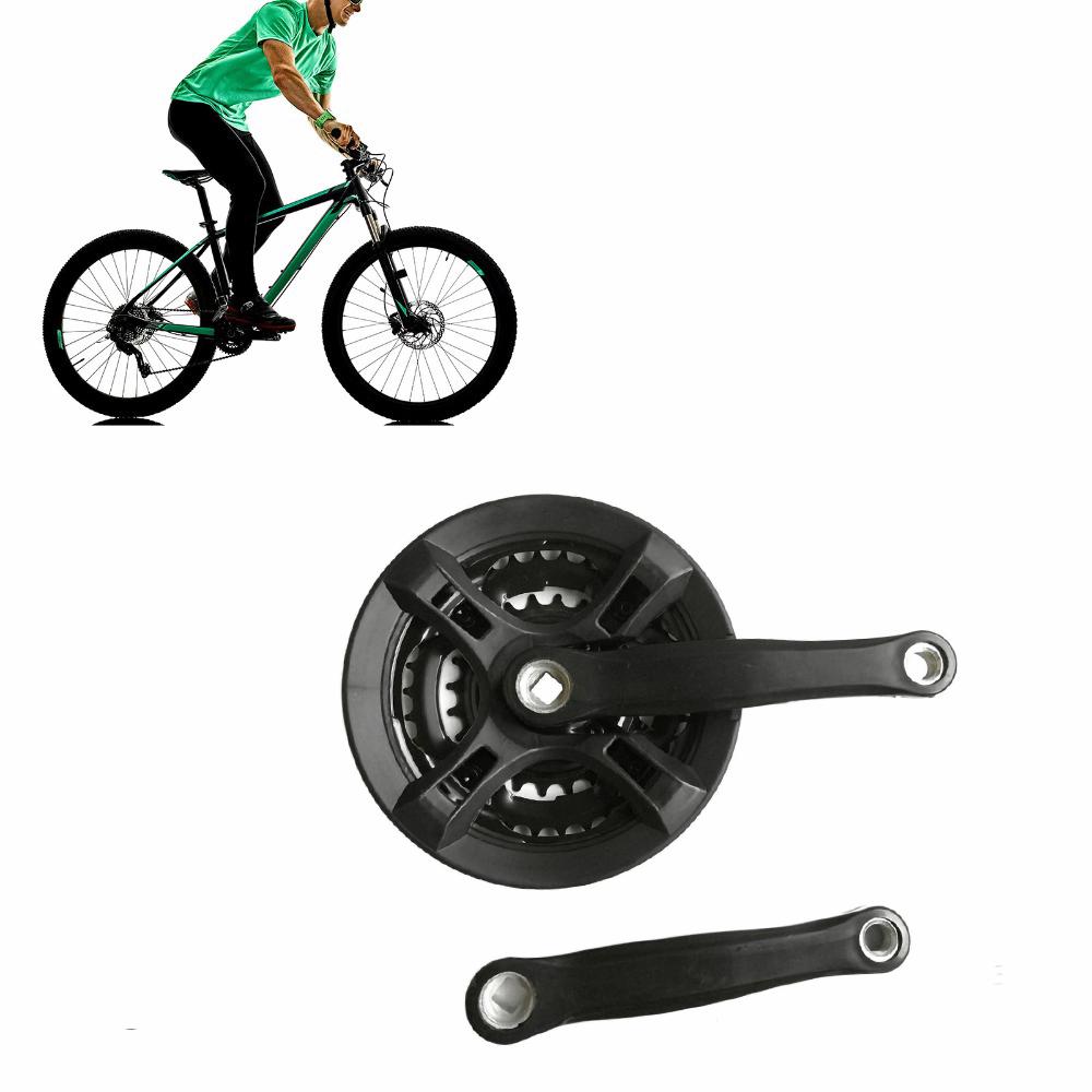 Pedivella Mountain Bike 42T 3 Corone Pedivella Ferro Pedivella Bici Disco Pignone Bici Resistente Biciclette da Strada