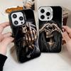 Grim Reaper Skeleton Funny Style Soft Phone Case for iPhone 15 16 17 Pro Max 17Air 16E 14 Plus 13 12 Mini Shockproof Cover Back