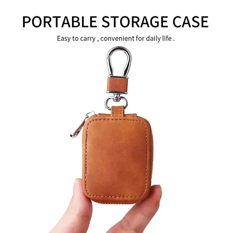 Universal Leather Case for Airpods 1/2/3/4/Pro Dustproof Waterproof Anti-Scratch Earphone Case Wireless Earbuds Protective Bag