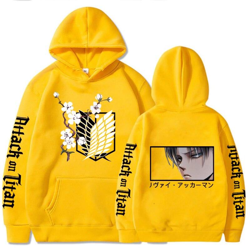 Hot Anime Attack On Titan Levi Ackerman Eyes Hoody Men Women Hoodies Harajuku Manga Streetwear Shingeki No Kyojin Sweatshirt