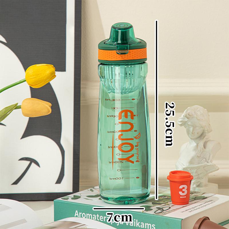 Sticlă de apă din plastic pentru băut, portabilă, sport, cană pentru ceai, cafea, ustensile de bucătărie, sticlă de apă pentru copii pentru școală