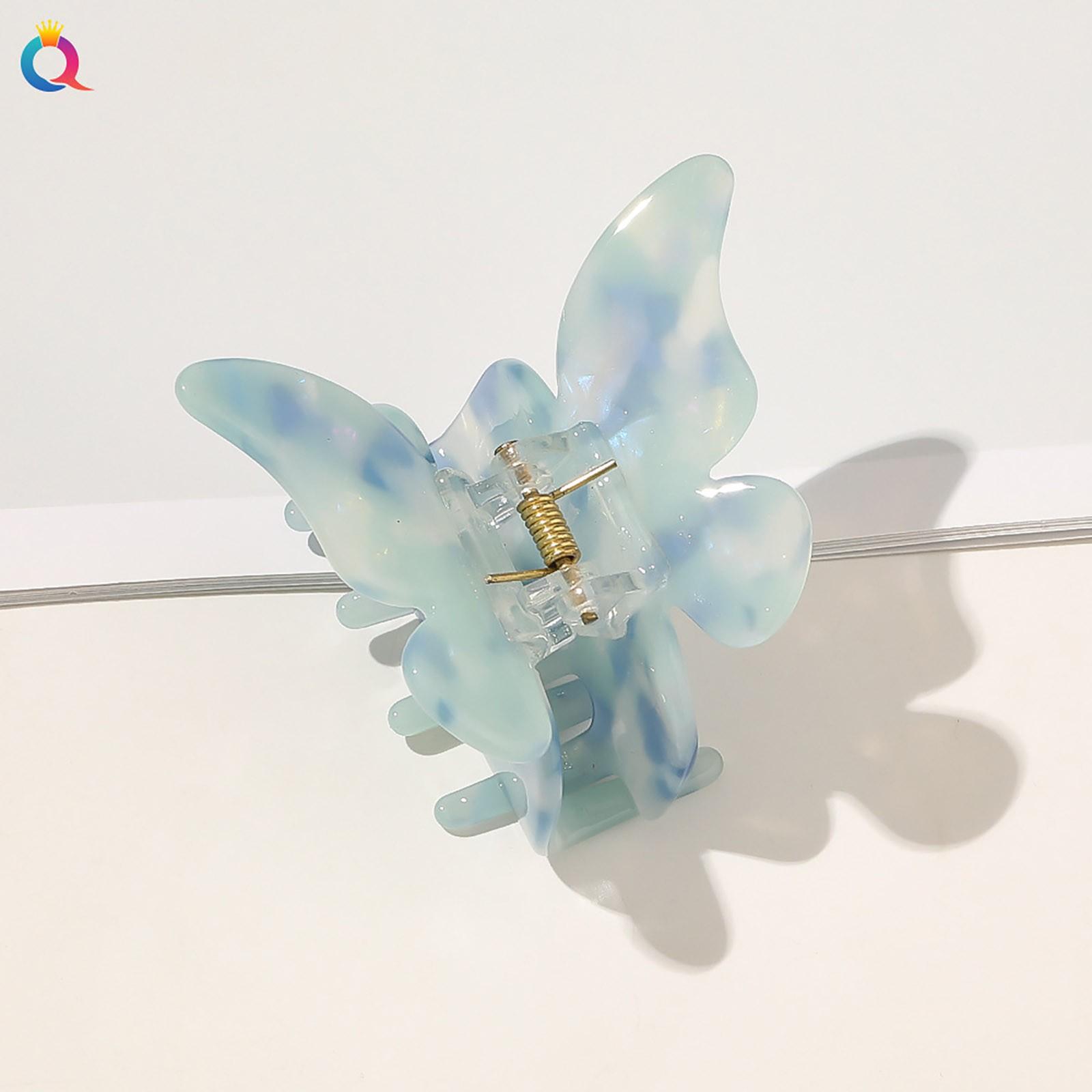 

Заколка для волос из ацетатной пластины с бабочкой, аксессуары для волос, заколка для волос, аксессуары для волос, заколка для девочек One Size