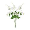 3pcs Silk Cloth, Iron Wire Sweet Pea Artificial Flower Single Stem Faux Flower  Home Vase Decoration