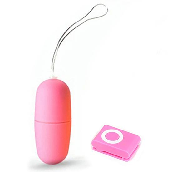 Kvinner Vibrerende Hopp Egg Trådløs MP3-fjernkontroll Vibrator Sexleketøy Produkter