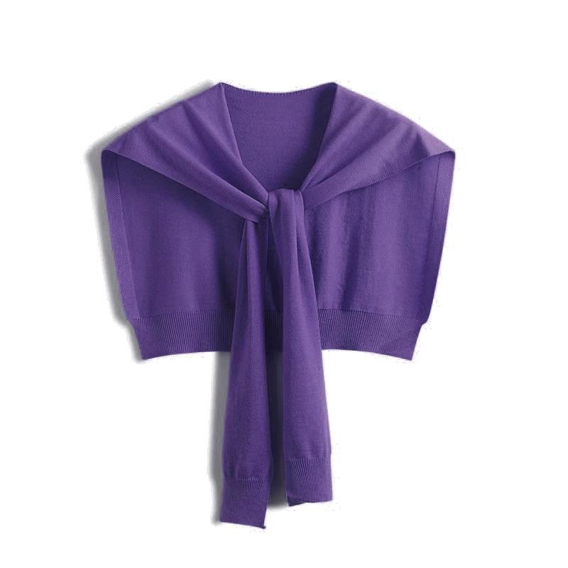 Women's Knit Shawl: Spring/Summer, Air-Conditioned Room Outerwear, Shoulder and Neck Cover, Versatile Design, Widened Scarf Shawl.