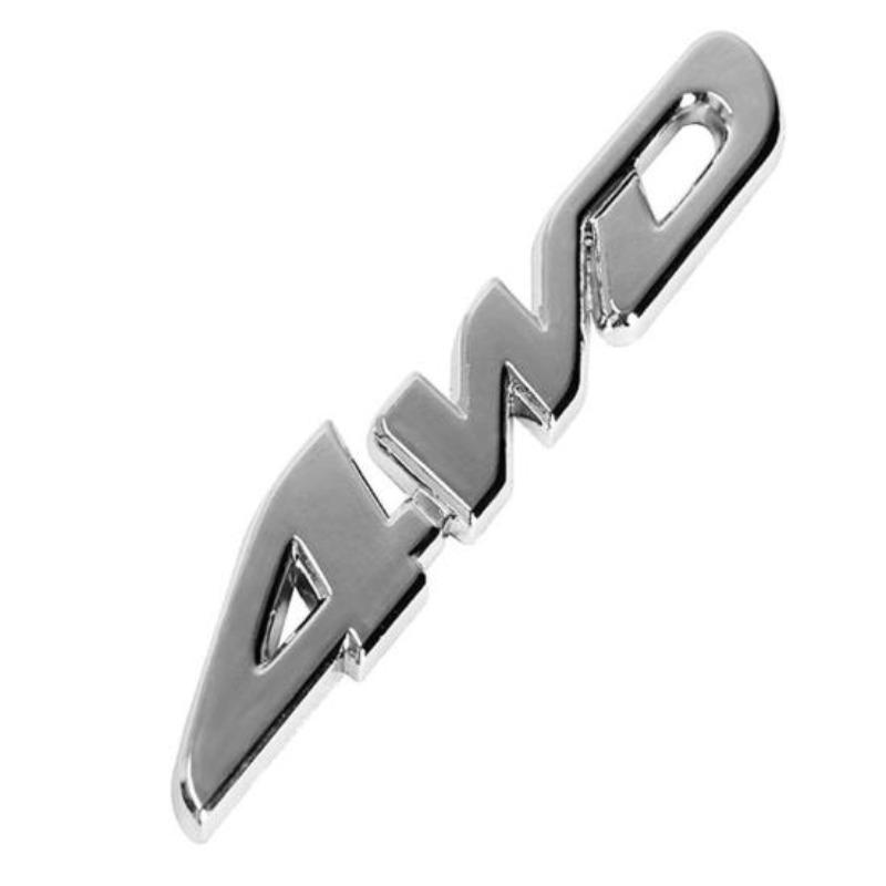 4Wd V6 V8 Stylish Sport Car Auto Badge Emblem Rear Trunk Metal Sticker Decor