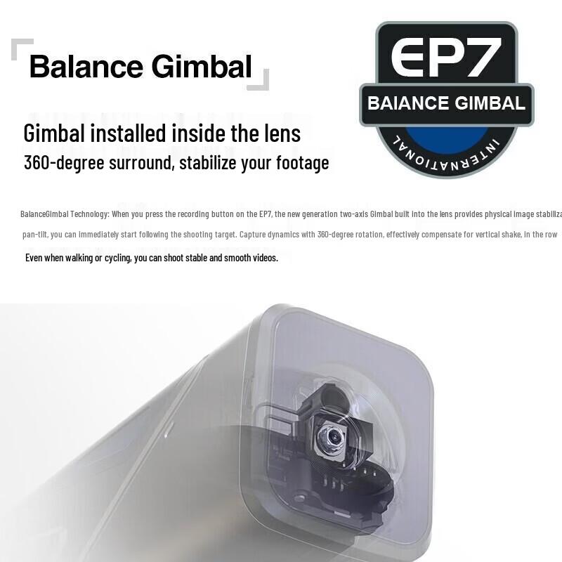 ORDRO EP7 Head-mounted 4K Action Camera (CN Version)