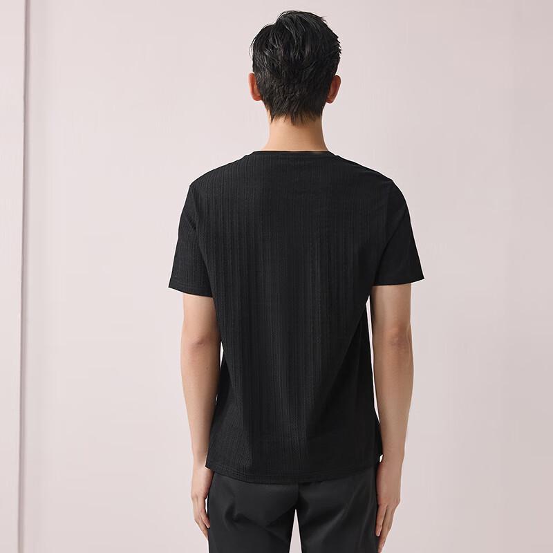 HLA Men's Basic Round Neck T-Shirt
