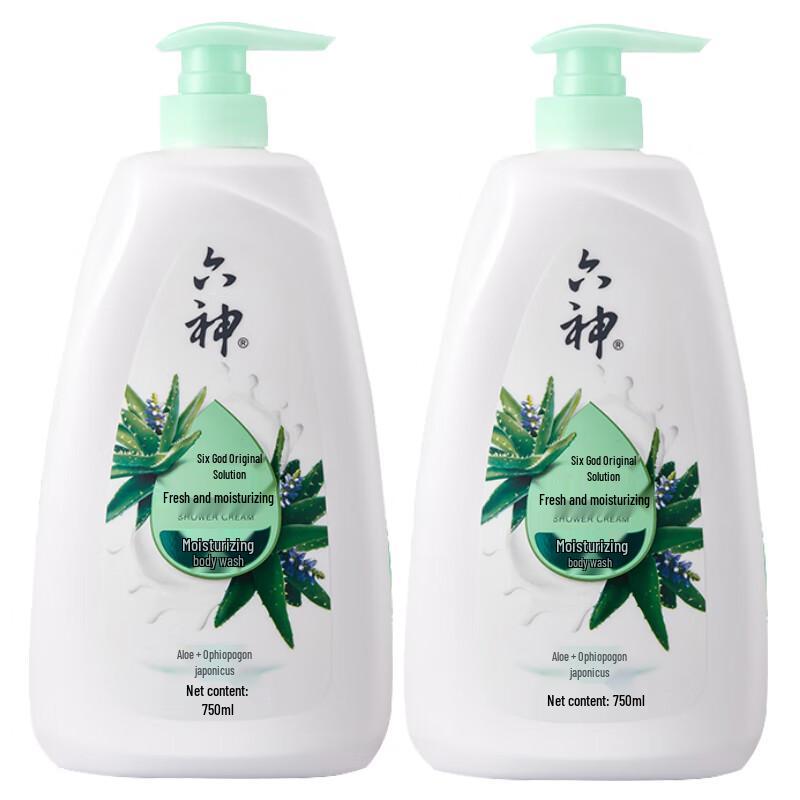 

Six God Fresh & Moisturizing Shower Gel Twin Pack