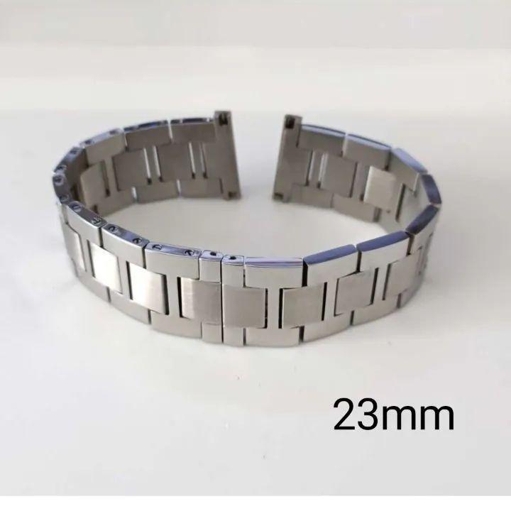 Used 23mm watch aftermarket bracelet matte x polished double buckle [compatible with] Cartier tank, etc. CARTIER