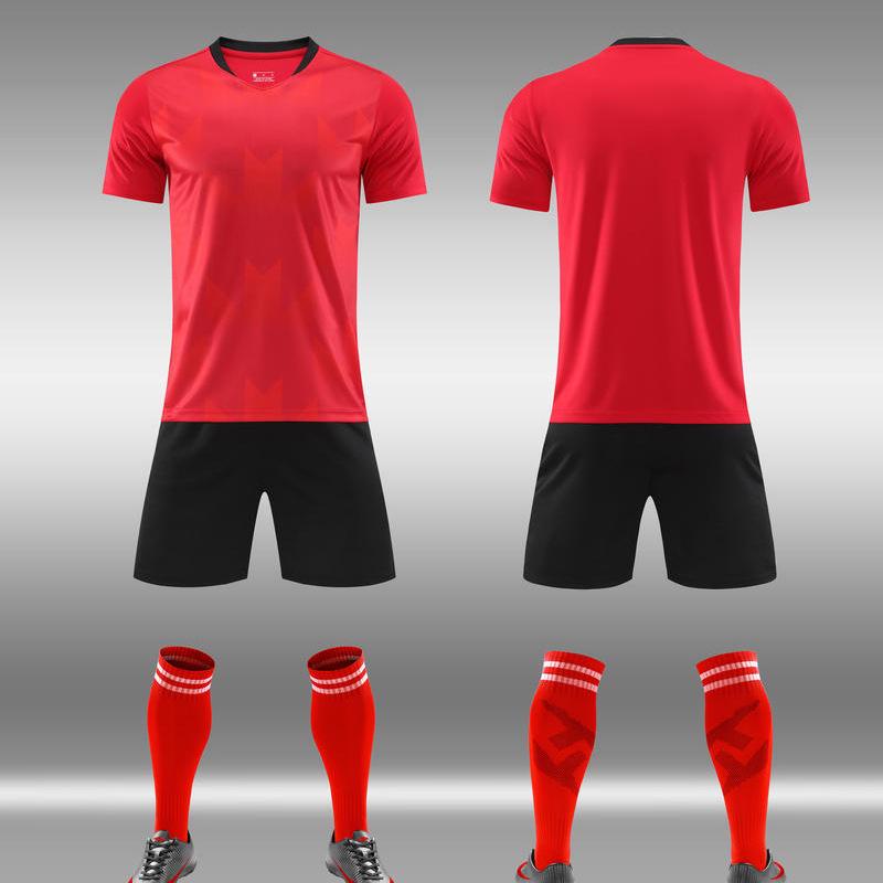 Village Team Football Jersey Set: Adult & Children Training Wear, Club Competition Sports Uniform.