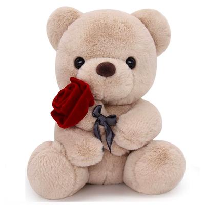 Homehalo Teddy Bear Stuffed Animal Cute Body Pillow Plush Soft Special Comfortable Rose Interesting Gift Mothers Day Present Celebration Christmas