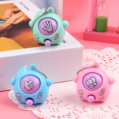 5ks/sada Mini Rock nůžky na papír Hračka Zajímavá Dekorativní Plast Roztomilé zařízení Mora Fair Hra na hádání prstů pro děti