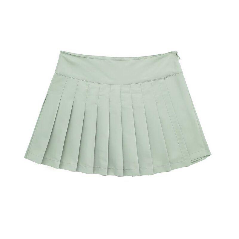 Fashion Style 2024 Spring New Arrival Women's Clothing Jacket Outwear High Waist Nylon Culottes 4341747 537