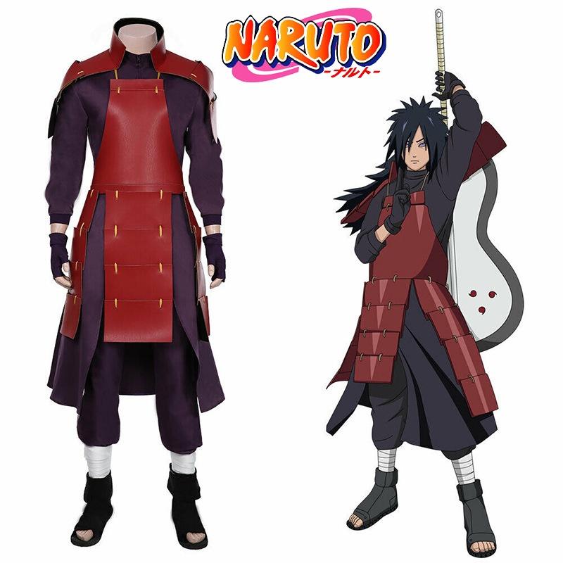 Uchiha Madara Naruto Cosplay Costume Halloween Carnival Suit Outfit Party Xmas