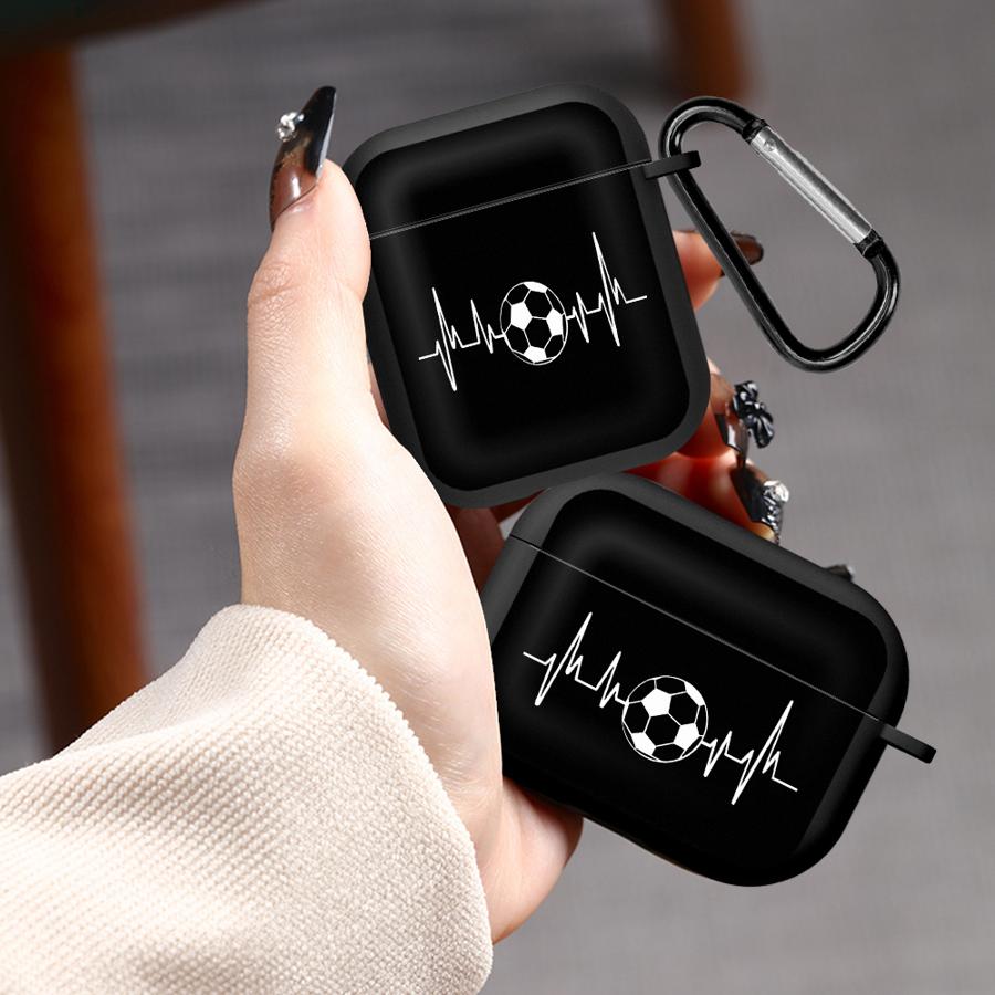 Play Football Earphone Cases Cover Case For Airpods 1 3 Pro3 Pro 2 4 Pro2