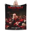 Warm Soft Blanket Child Picnic Silent Night Deadly Night 2025 Throw Blanket  Flannel Bedspread For Couch Chair Sofa Bed Cover