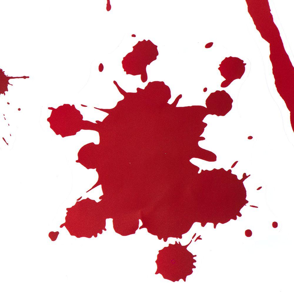 Creepy DIY Widnow Decor Horror Finger Foot Wall Stickers Halloween Decor Blood Handprint