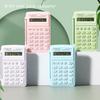 Portable 8 Mini Digit Flip Calculator Office Finance Student Use Easy Carry Gift