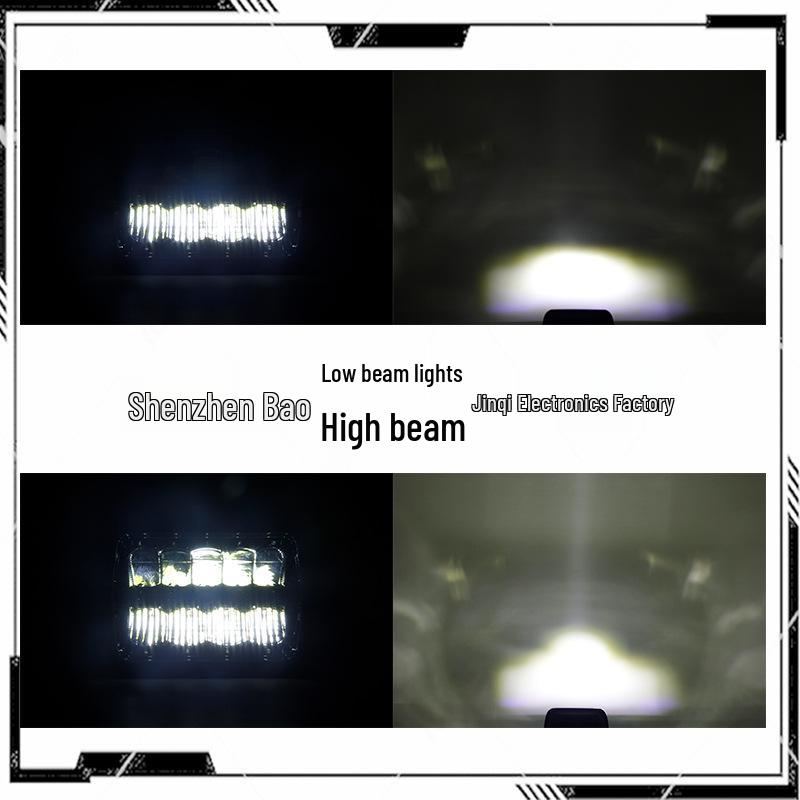 5x7 LED Square Headlight for Jeep, 6x7 Truck, Off-Road Van, Modified H4 High/Low Beam