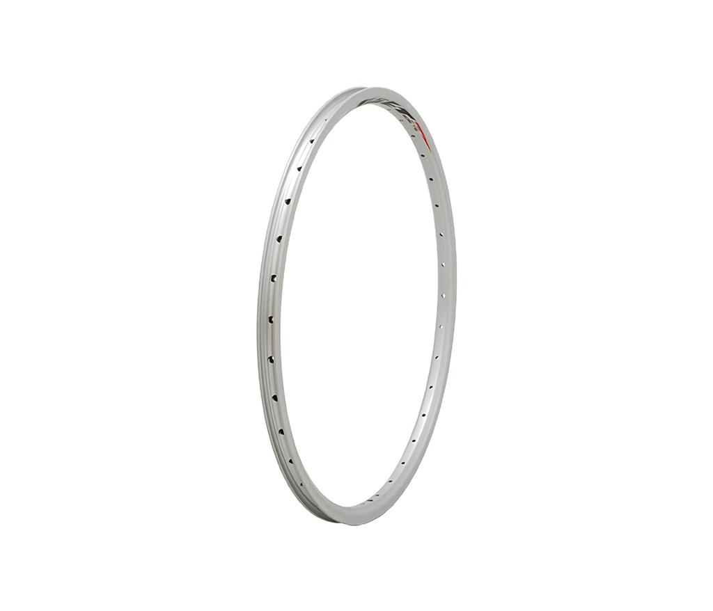 JETSET 20-inch Aluminum Rim, F/V 32H, Silver (20x1 1/8) (ETRTO: 451), 14.0mm (Width), 21.0mm (External Width), 18.0mm (Height), 1 Piece