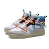 New LiNing CF Hunter Anti Slip Wear Resistant High Top Skateboard Shoes Women's White Orange AGCQ158-4