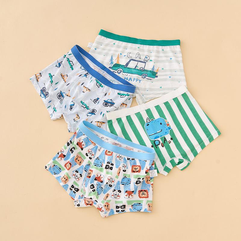 

4 шт трусов-боксеров из модала для мальчиков и боксеров для детей