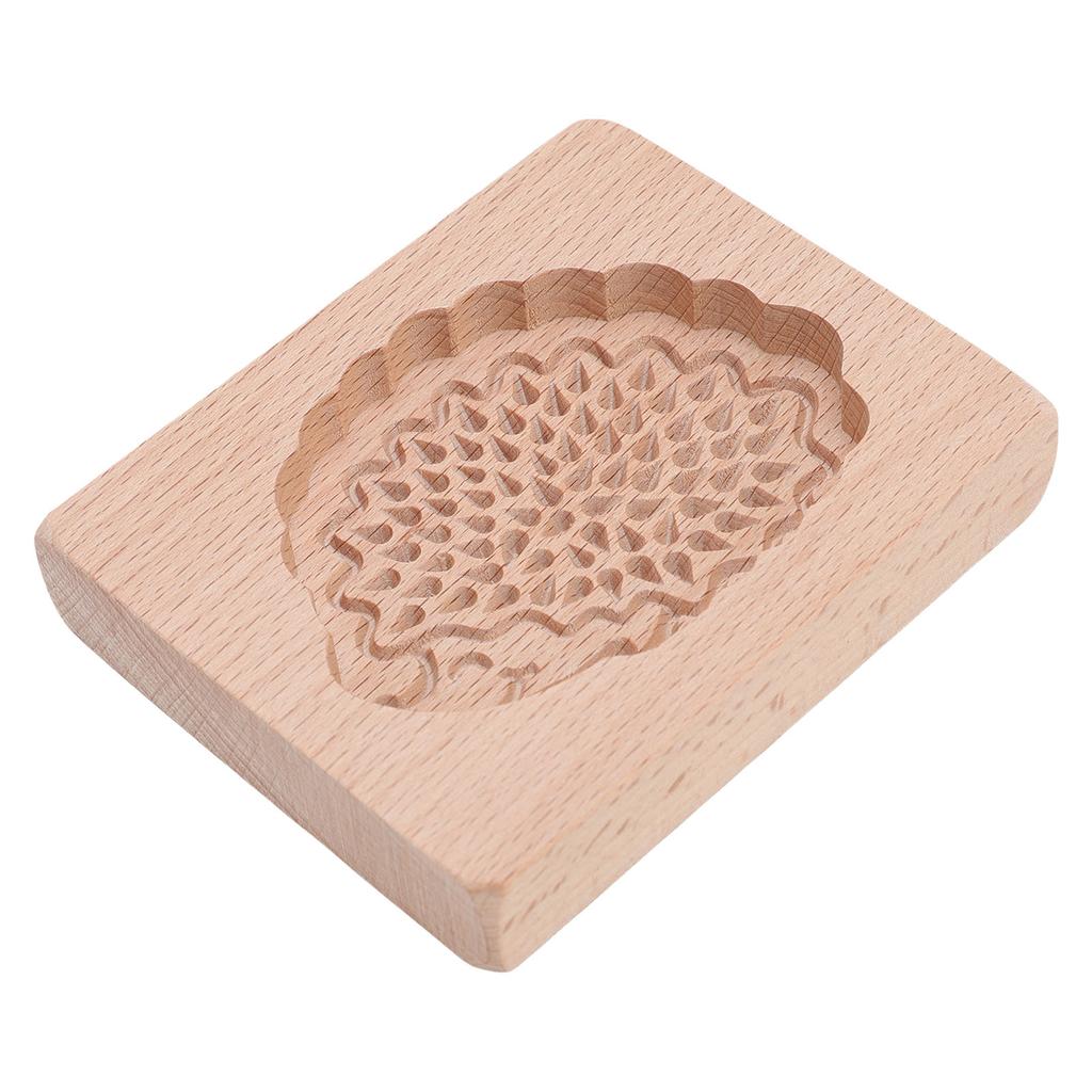 Carved Wooden Gingerbread Cookie Mold Biscuit Chocolate Press Mold 3D Baking Hedgehog Stamp Mould