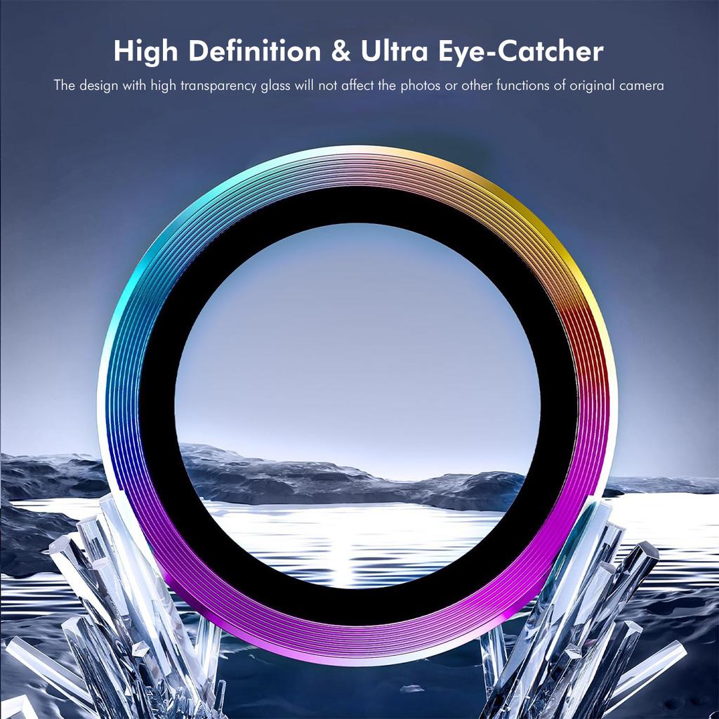 For Samsung Galaxy S26 Camera Lens Protector ENKAY Hat-Prince Metal Ring Lens Film