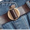 Kjol av vår-sommartyp Dammode Jeanskjol PLUS SIZE