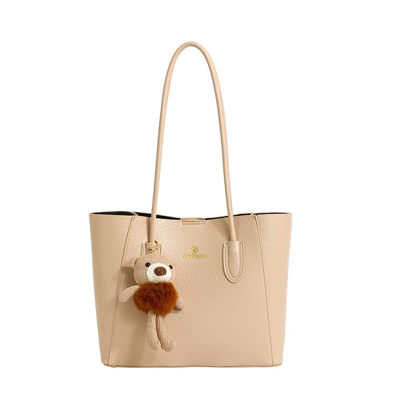 Big Bag Women's New Versatile Literary Commuter Bag Fashionable Large-capacity Shoulder Bag