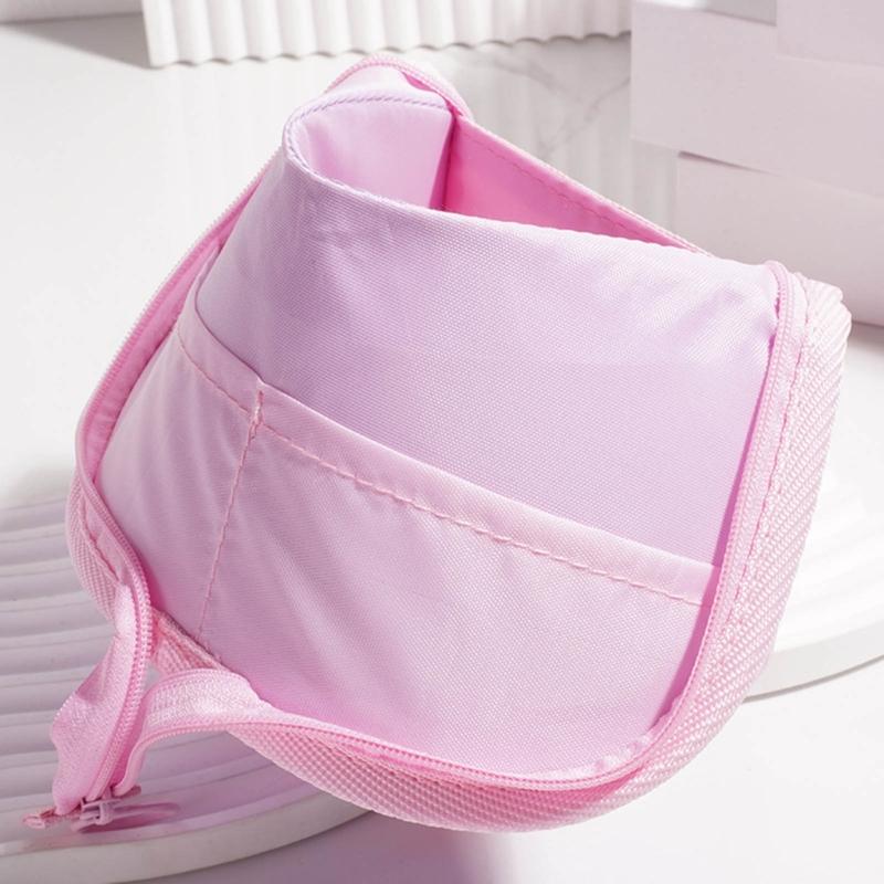 Faltbares Federmäppchen mit Reißverschluss, faltbare Stiftaufbewahrungstasche, Schreibtisch-Stifthalter, Stifttasche mit Griff, Geschenk für Schüler