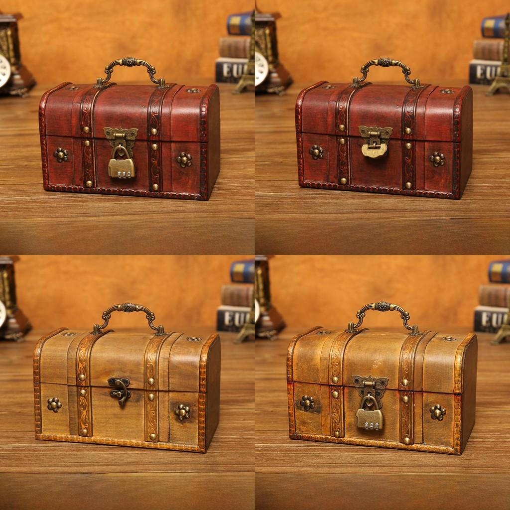 Organizer Wooden Classic Boxes For Desk Storage And Home Gifts Decorations