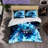 Biancheria da letto a tema Lazio FC Set 3 Pezzi Copripiumino Biancheria da letto decorativa per camera da adolescente Decorazione per la casa