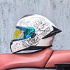 DOT Full Helmet Double Mirror Helmet Men's Four-season Universal Hard Hat Female Knight Locomotive Double Lens