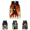 Stylowy Plecak na Zamek z Motywem Anime Attack On Titan o Dużej Pojemności dla Uczniów i Fanów