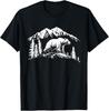 Grizzly Forest Wildlife Mountain T-Shirt