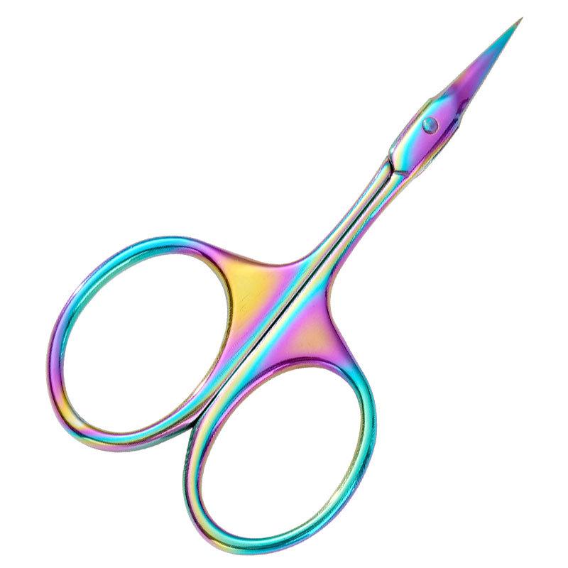 Nerezové zakřivené kleštičky na kůžičku - Manikúrní kleště a nůžky na nehty pro odstranění kůžičky a tvarování nehtů