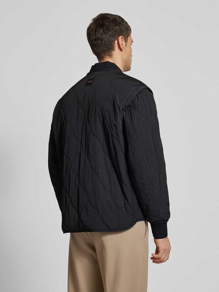 Зимняя куртка Boss Orange Jacke 'Omore' Stehkragen schwarz