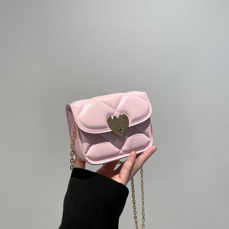 Women's solid color simple shoulder bag 2025 high-end new chain bag, popular messenger bag this year, small square bag for women