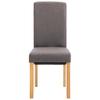 Dining Room Chairs 4 Pcs Taupe Fabric