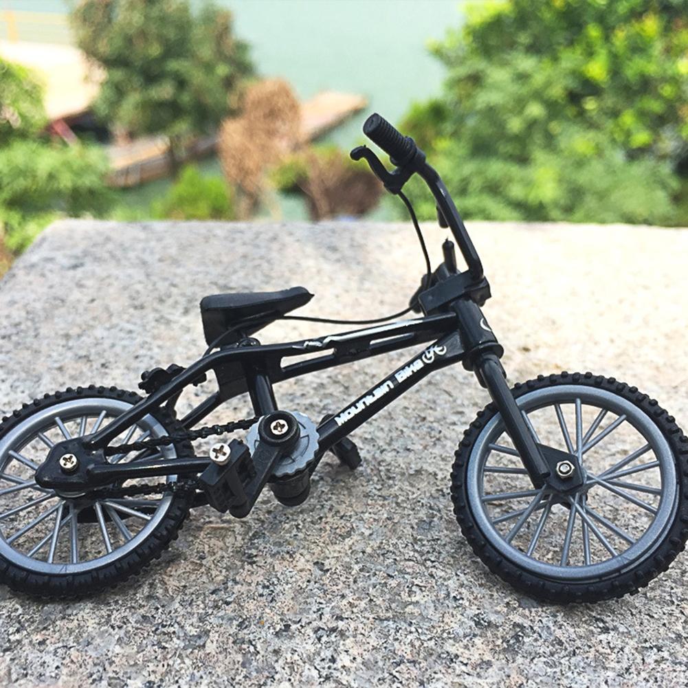 Finger Bike Boys Kid Children Mini Mountain Diecast Toy with Brake Rope