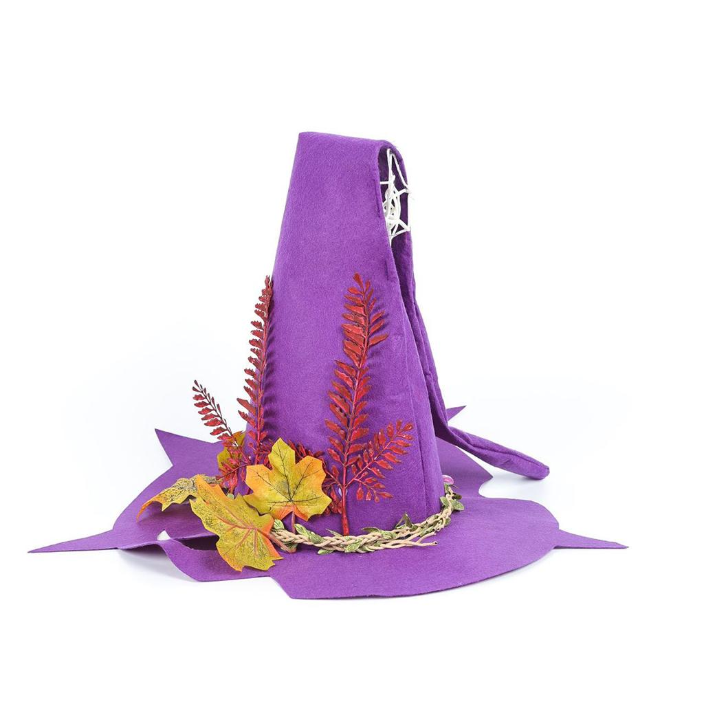 Halloween Witch Hat,Fashion Costume Witch Hat,Women Cosplay Props for Halloween Christmas Party