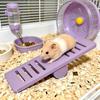 Plastic Hamster Seesaw Toy Colorful Rodents Seesaw Small Animal Toys  Cage Environment