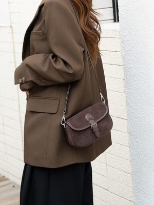 2025 Women's Vintage Genuine Leather Shoulder/Crossbody Bag - Autumn/Winter Collection