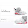 Air 6 Retro Little Flex TD Infrared Baby-Sneaker Weiß Infrarot-23 Schwarz CT4417-101