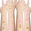 New Colorful Koi Series Tattoo Stickers Waterproof Party Party Gift Funny DIY Fun Face