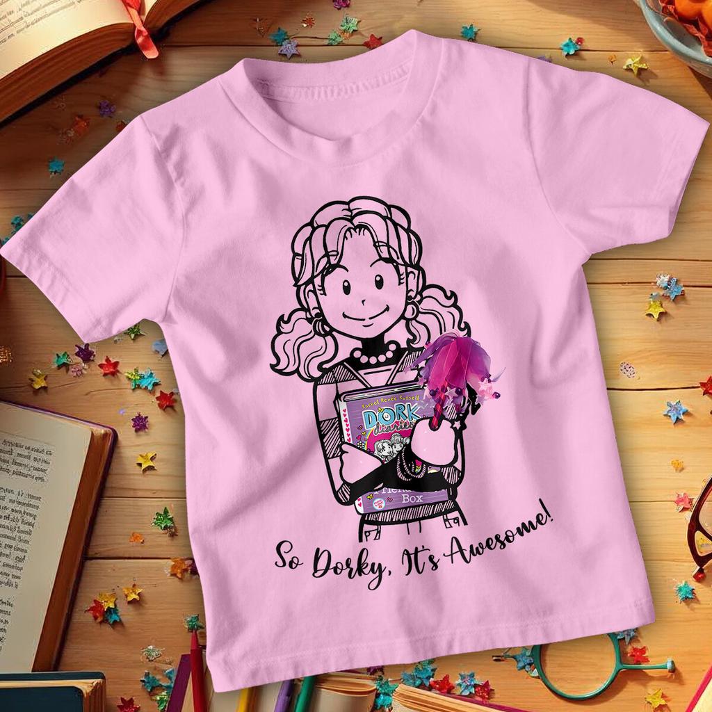 Dork Diaries Girls Character World Book Day 100% Cotton T-shirt Mens Tees Top Tee Costume Apparel#WBD