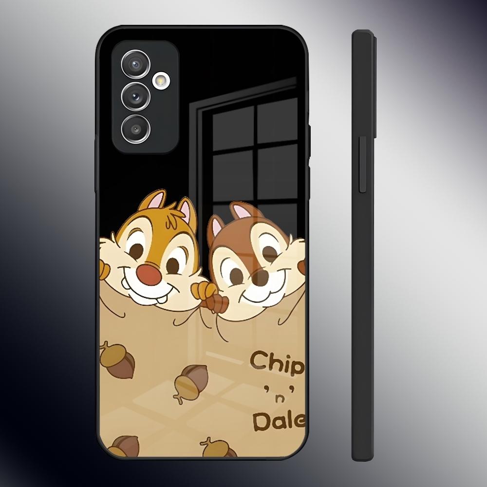 C-Chip 'n' Dale Phone Case For Samsung S24 Ultra S23 S22 S20 Fe S21 Plus A54 A34 A24 A53 A13 A16 Glass Back Cover